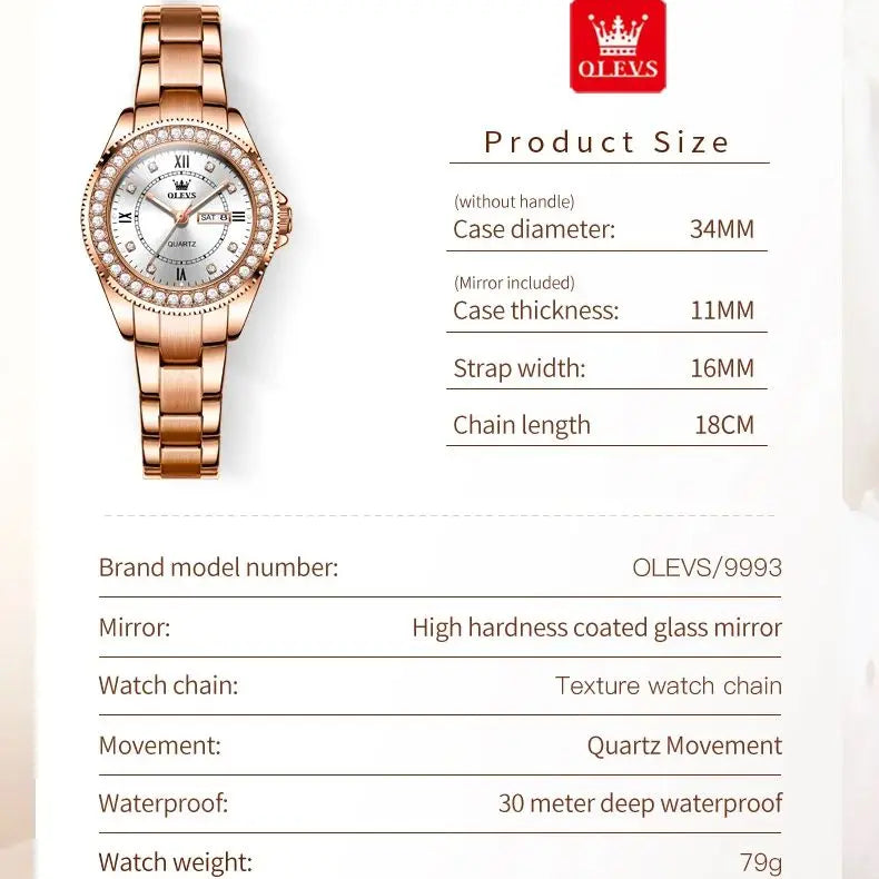 Full Diamond Women's WatchesQuartz