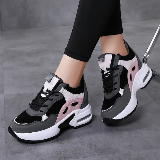 Women Air Cushion Sneakers Mix Color