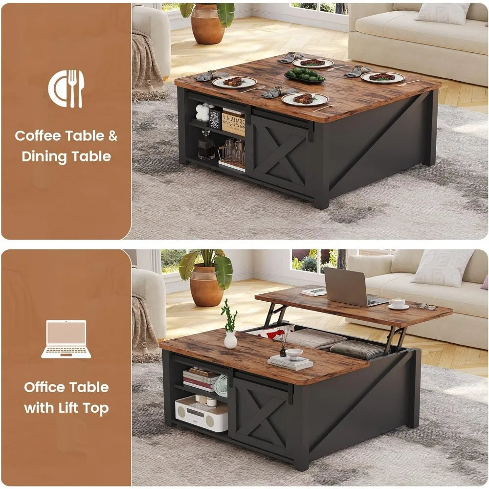 SEDETA 31.5" Lift Top Coffee Table with Storage