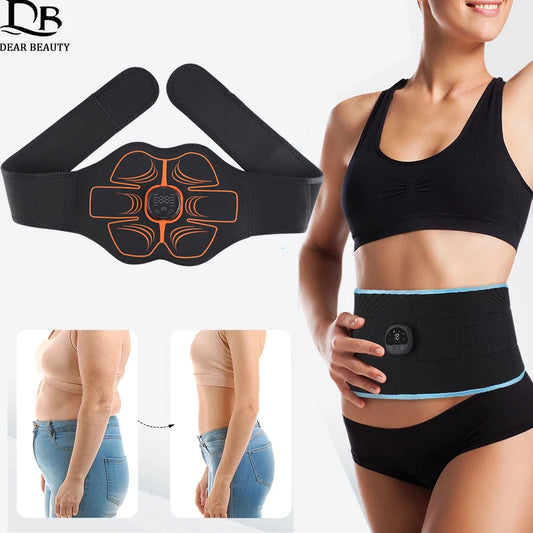 EMS Muscle Stimulator Belt Lose Weight Fat Burning Abdominal Trainer