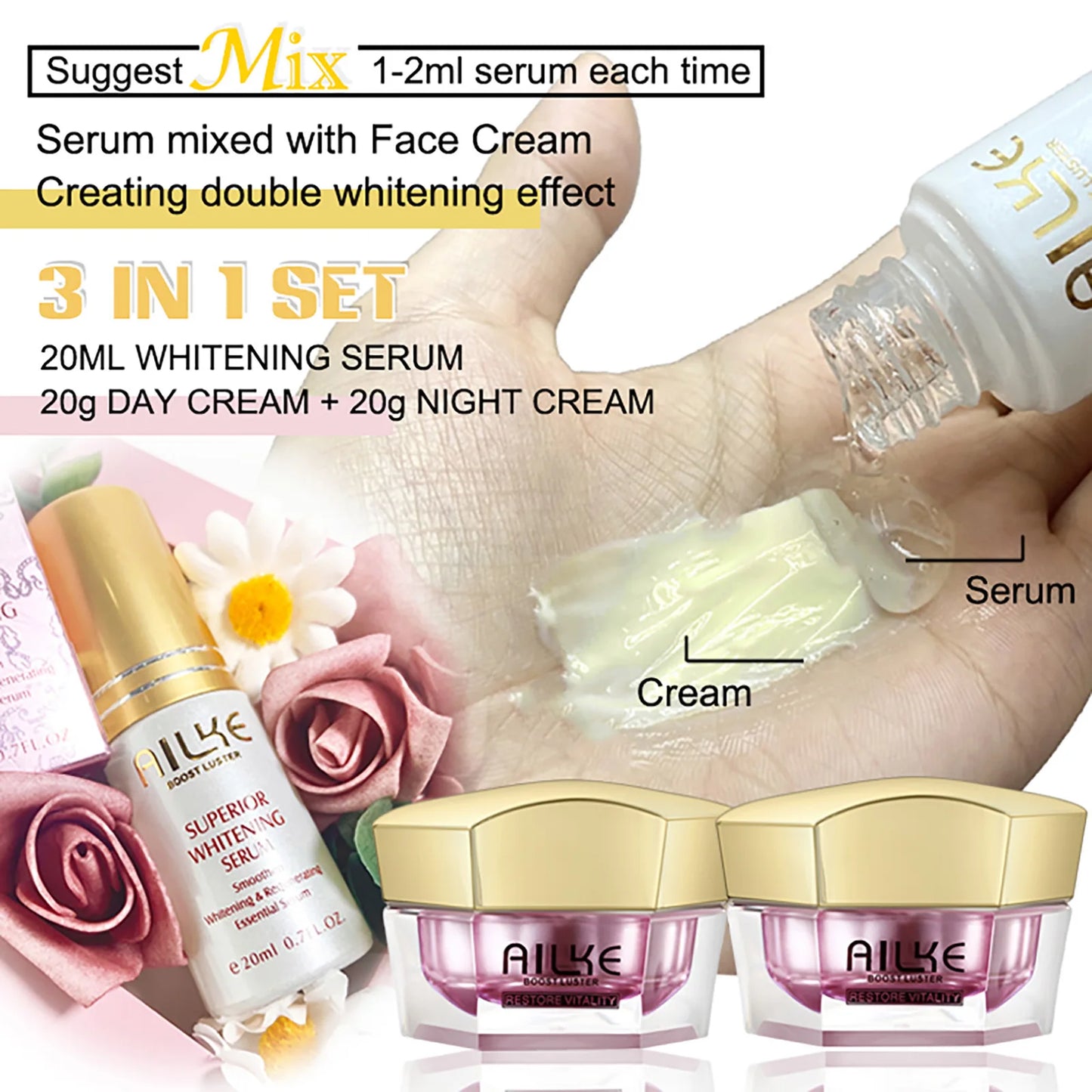 Skin Radiant Facial Cream With Sodium Hyaluronate,