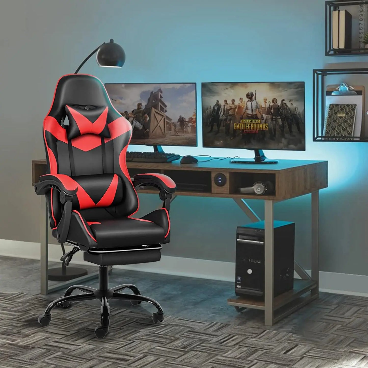 Gaming Chair, Backrest, Seat  Adjustable Swivel Recliner