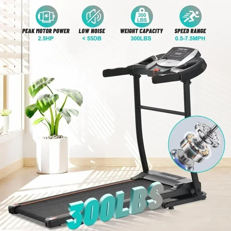 Electric Folding Treadmill  Home Use,