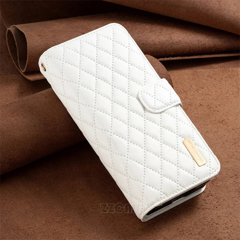 Luxury Card Slots Wallet For Samsung Galaxy Z Fold 6 4 5G Case Leatherl