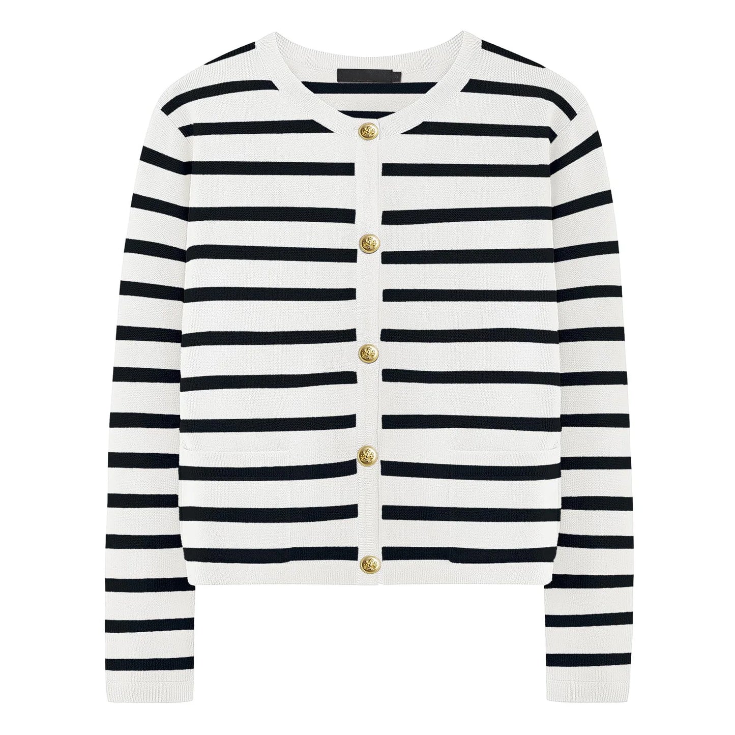 Women's Striped Cardigan Sweaters Fall