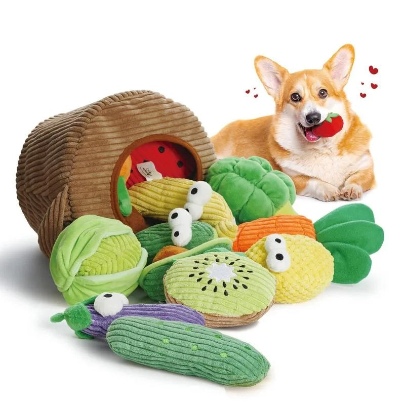 Nocciola 15 Pack Grocery Bag Crinkle Dog Squeaky Toys,