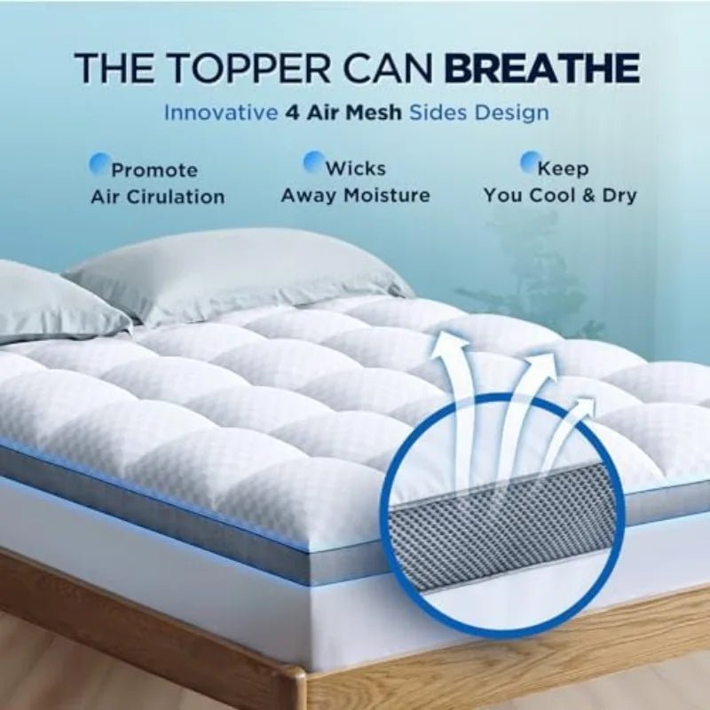 Premium Memory Foam Mattress Topper