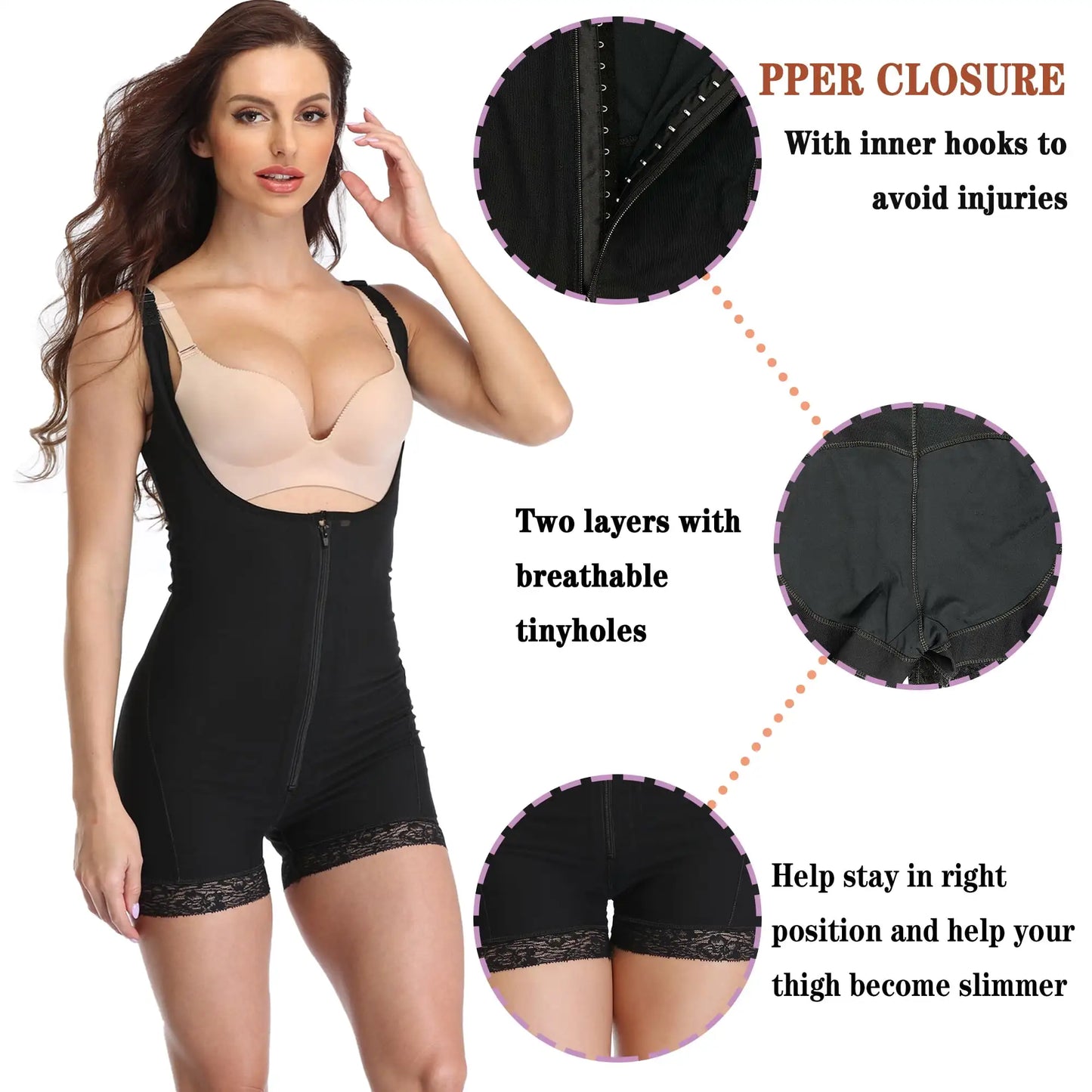 Shapewear for Women Seamless Firm Triple Control Plus Size