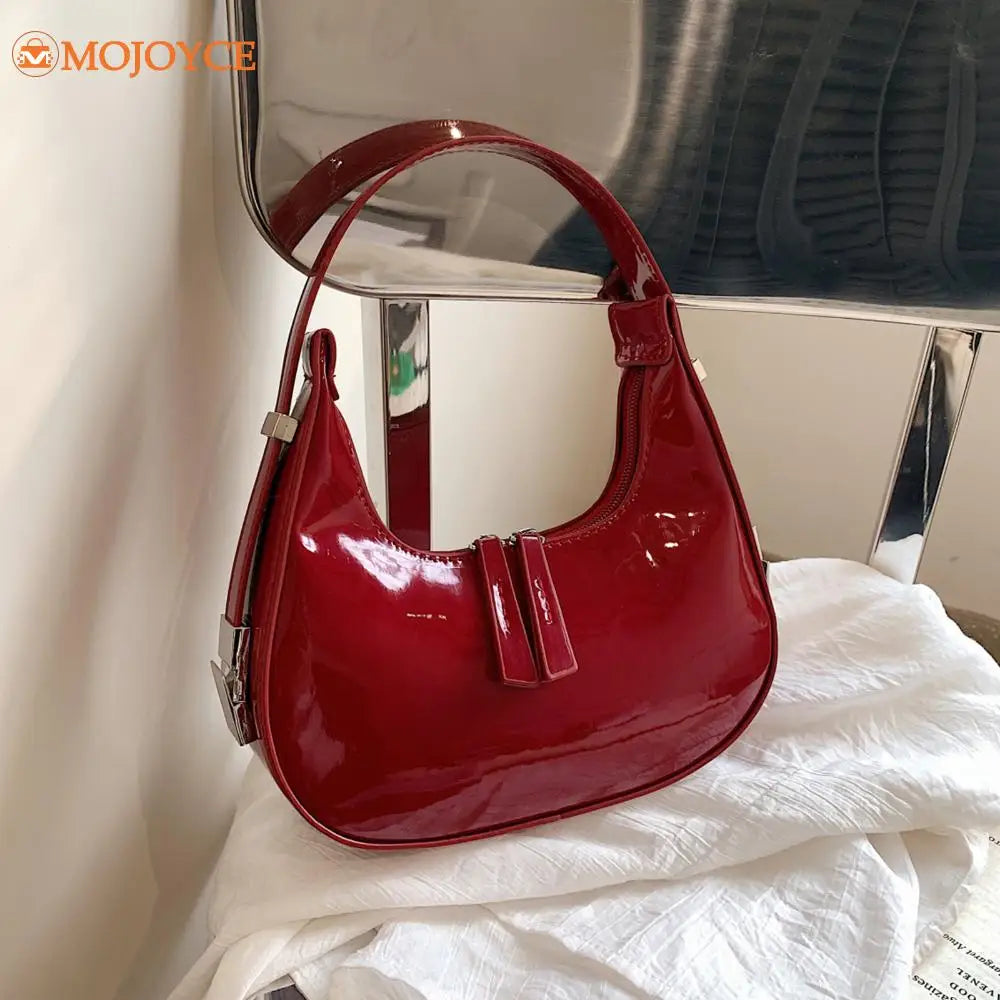 Retro Hobo Bags Women's Half Moon Bag High Quality