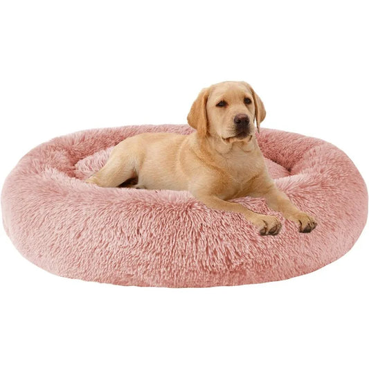 Calming Dog Bed (L/XL/XXL/XXXL) for Medium,  Large Dogs Up to 25/35/55/100lbs