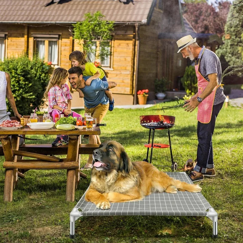 Elevated Dog Bed Pet Cot -  for Large Dogs.