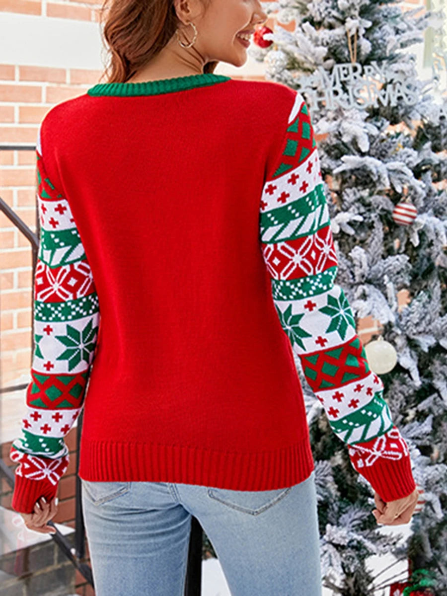 Women s Christmas Tree Sweaters Star