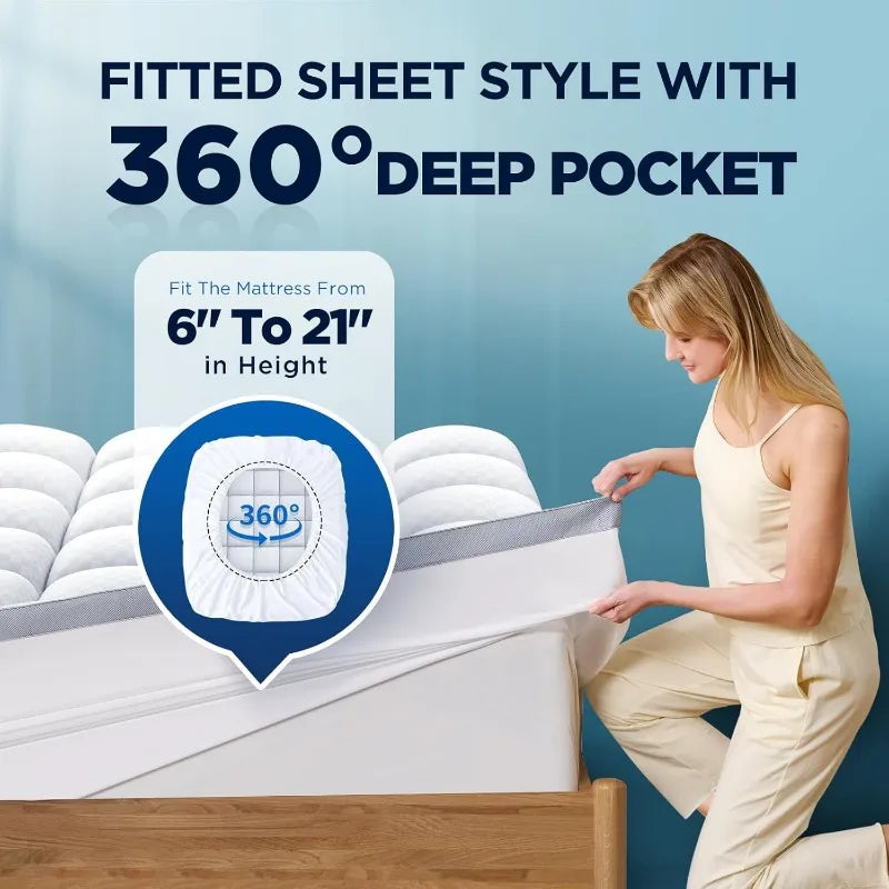 Premium Memory Foam Mattress Topper