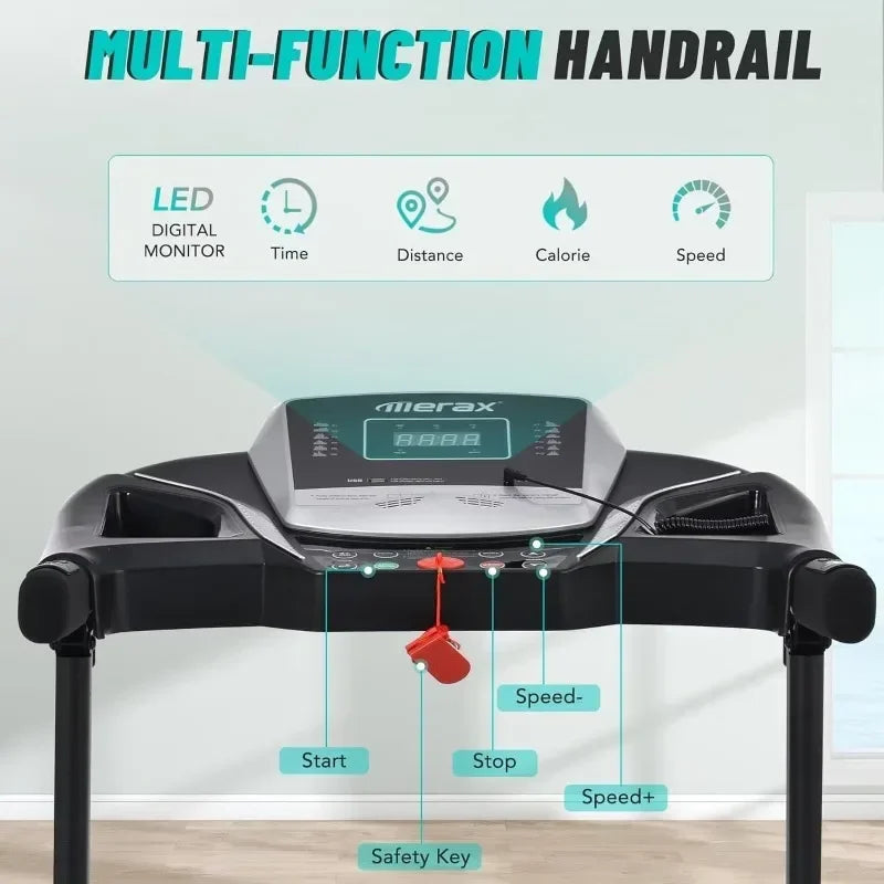 Electric Folding Treadmill  Home Use,