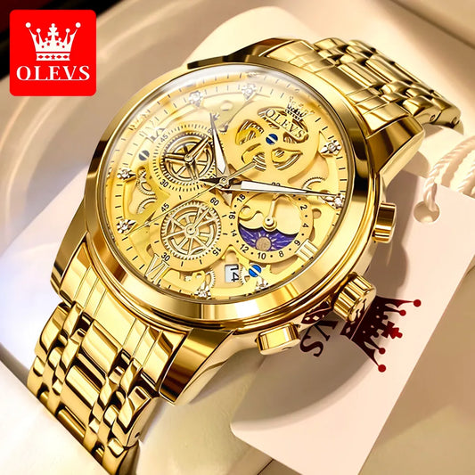 Men's Watches Top Brand Luxury Waterproof Quartz