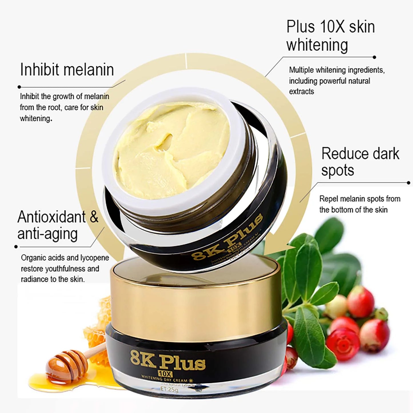 Lightening Face Cream,  With Collagen,