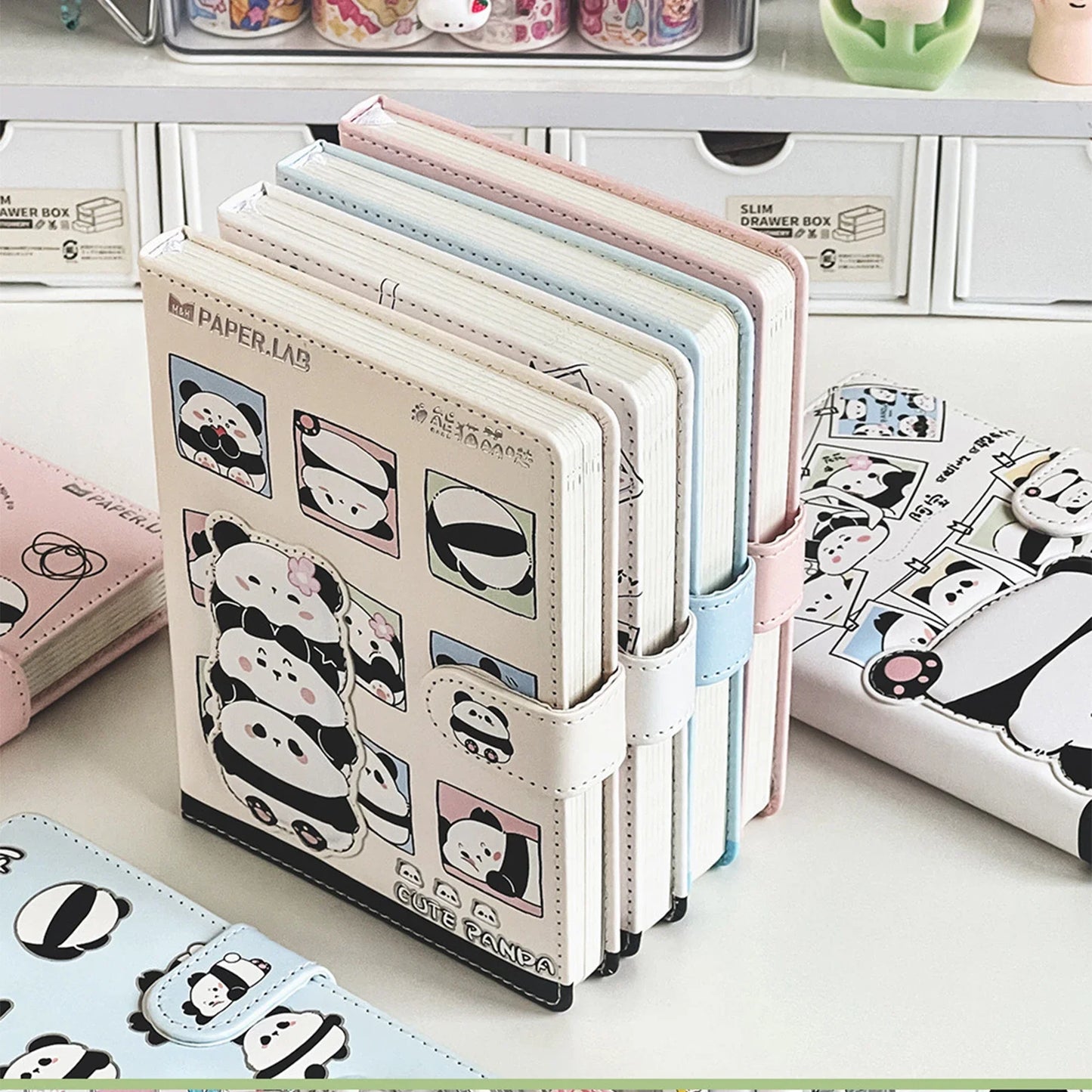 Cute Panda Notebook Agenda Organizer Diary Notepad Weekly Planner