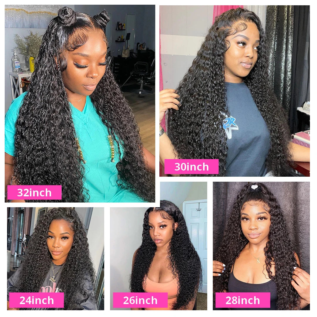 13x4 Hd Kinky Curly Lace Frontal Human Hair Wigs