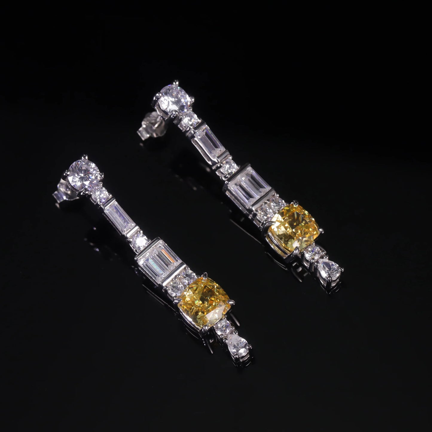 Luxury Earrings Diamond-fire CZ- Fancy