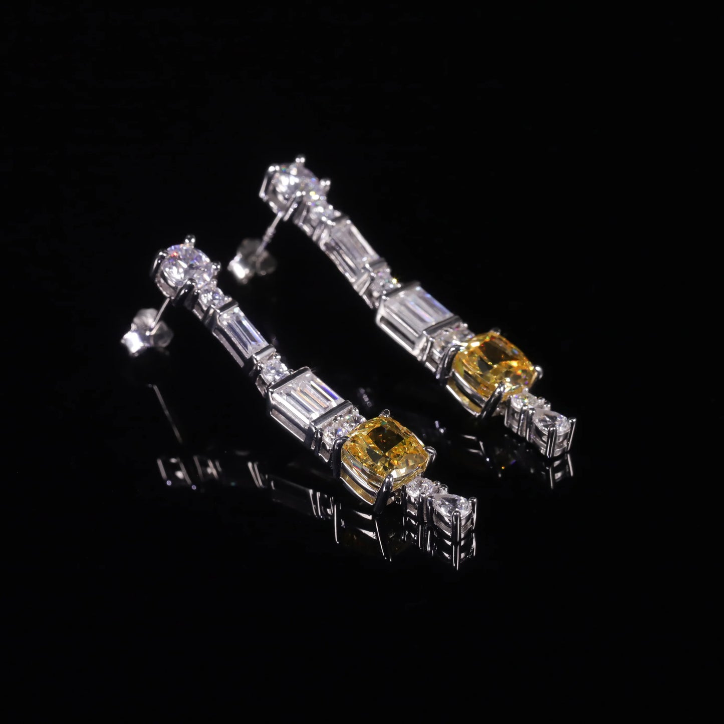 Luxury Earrings Diamond-fire CZ- Fancy