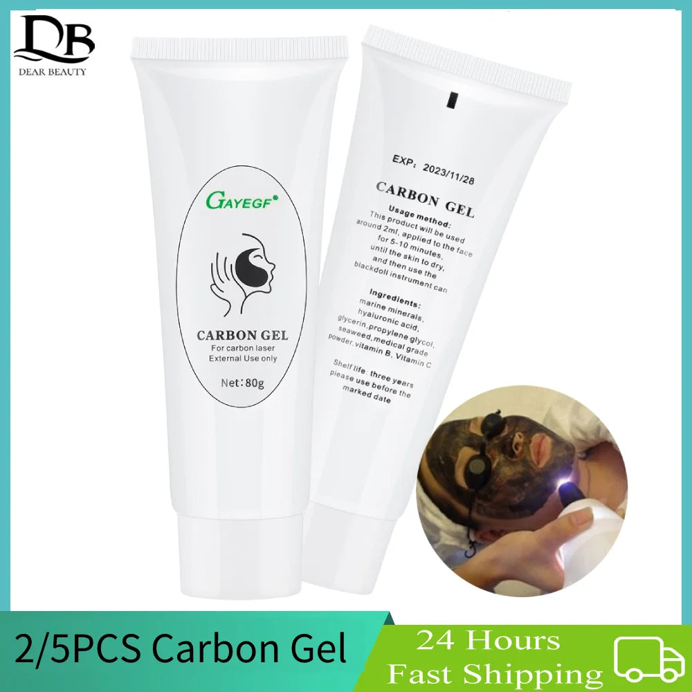 2/5PCS Carbon Cream Gel For Laser