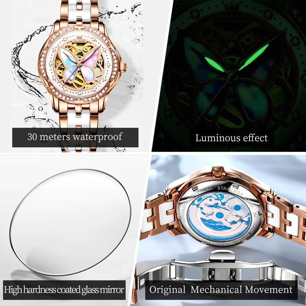 Butterfly Hollow Luxury Mechanical Watch