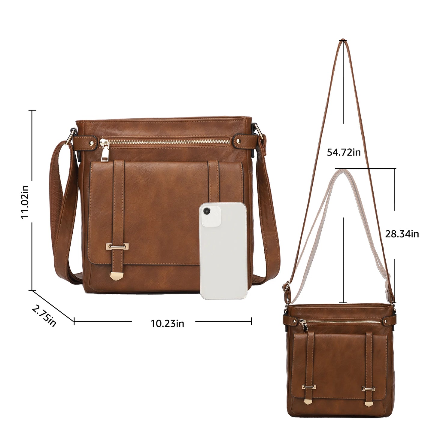 Crossbody Bags And Purses For Women Shoulder Bag Multi Pockets